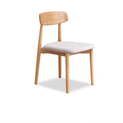 Cadeira de jantar de madeira maciça para restaurantes e cafés