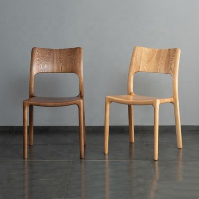Altura ajustável Luxury Design Material de madeira Assento Simples Concise Refeição Solid Wood cadeira de jantar para assentos confortáveis