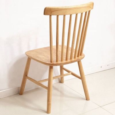 Capacidade de 400 kg Cadeira Windsor Feita de madeira maciça de faixa para uma experiência de jantar elegante e durável