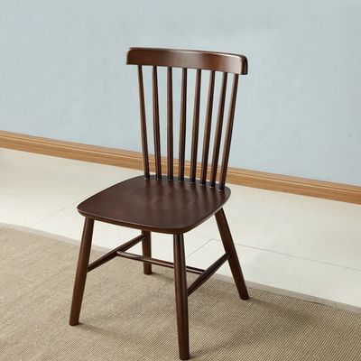 Capacidade de 400 kg Cadeira Windsor Feita de madeira maciça de faixa para uma experiência de jantar elegante e durável