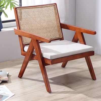 Cadeira de lazer confortável Nordic Recliner com altura ajustável para sala de estar e quarto