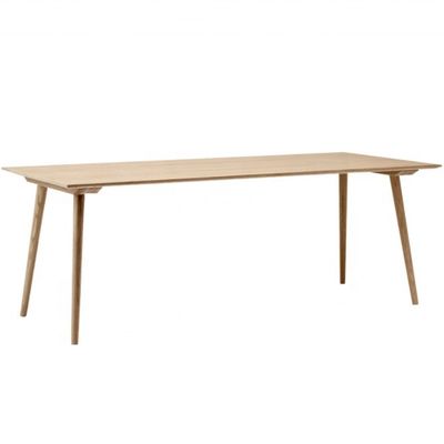 Casa Móveis Mesa de jantar retangular de madeira maciça para restaurantes modernos