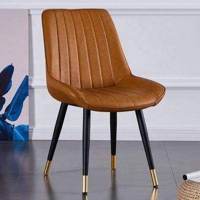 Modern Design Style Metal Leg Leisure Chair para Home Office e Café Sala de Jantar