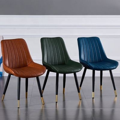 Modern Design Style Metal Leg Leisure Chair para Home Office e Café Sala de Jantar