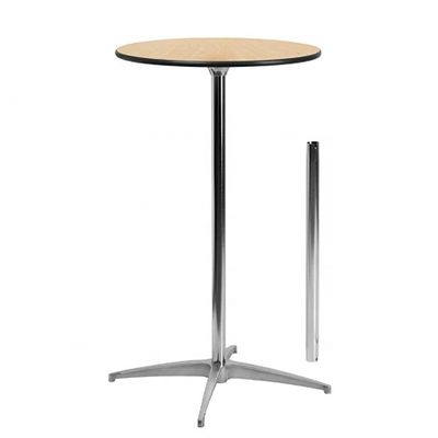 Tabela redonda de madeira quadrada de cor personalizada com moldura de metal para cocktails de restaurante em design nórdico moderno e simples