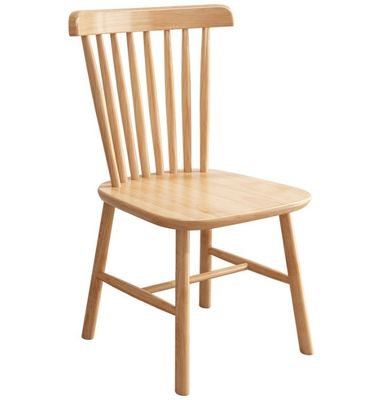 Cadeira de jantar de madeira maciça moderna para restaurante Windsor Design e durabilidade