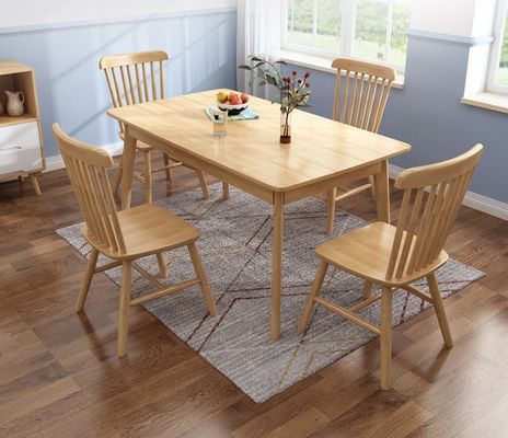 Cadeira de jantar de madeira maciça moderna para restaurante Windsor Design e durabilidade