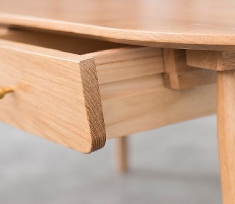 Mobiliário de sala de estar de madeira moderna W120*D60*H45CM Mesa de café de madeira maciça com embalagem de correio