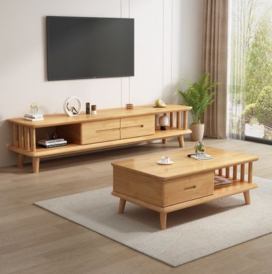 Moderno TV de madeira maciça Mesa TV Estandes Armários para sala de estar Móveis gerais para casa acabamento lacado