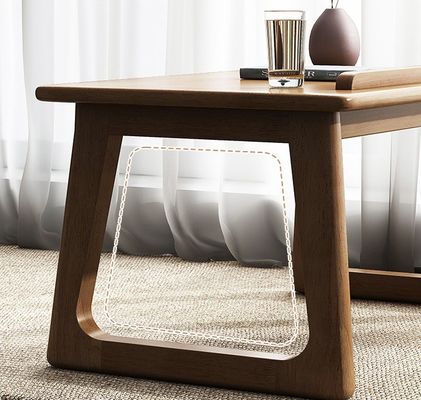 Personalizar mesa de madeira para aprendizagem e móveis de sala de estar sem dobrado em cor natural