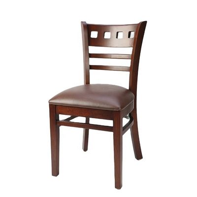 50pcs Restaurante de madeira escada cadeira traseira estilo moderno cadeira de jantar personalizada natureza personalização móveis comerciais