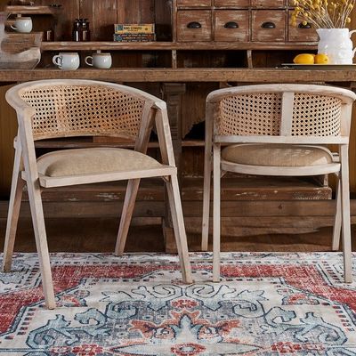 Hotel Nordic Madeira Sólida Wicker Rattan Cadeira de Sustentável Sala de jantar Sala de estar Poltrona de Rattan