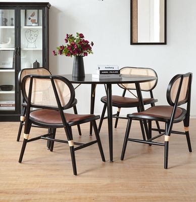Cadeira de jantar de madeira maciça moderna de estilo japonês Design para interiores e restaurantes modernos