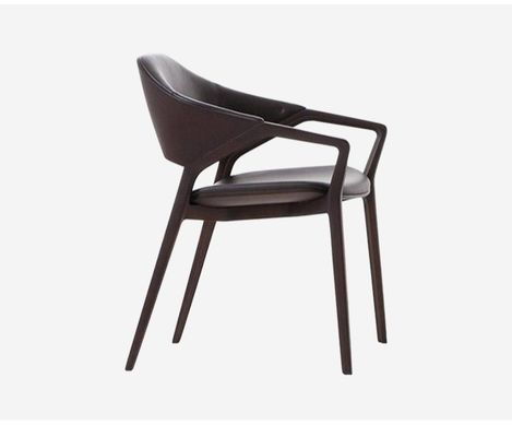 Nordic Design Modern Solid Wood Leather Sala de Jantar Cadeira de Restaurante em Branco/Negro/Vinho Vermelho/Vermelho para Assentos Robustos 2023