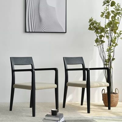 Casa Móveis Design de estilo italiano Moderno Tecido de madeira maciça Tapete Sala de jantar Restaurante Cadeira para cozinha 2023