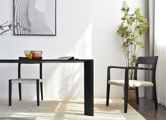 Casa Móveis Design de estilo italiano Moderno Tecido de madeira maciça Tapete Sala de jantar Restaurante Cadeira para cozinha 2023