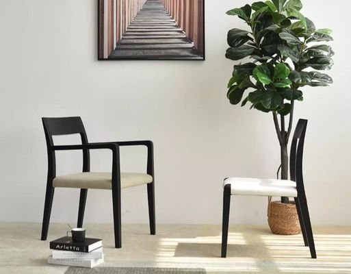 Casa Móveis Design de estilo italiano Moderno Tecido de madeira maciça Tapete Sala de jantar Restaurante Cadeira para cozinha 2023