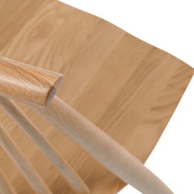 Mobiliário de sala de jantar Madeira de madeira maciça Cadeira de jantar Windsor W54.6*D50*H96.5CM e Design elegante