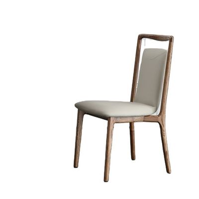 Casa Mobiliário Moderno Estilo Nórdico Restaurante Sala de Jantar Cadeiras de Jantar de Madeira com acabamento Nitrolacque