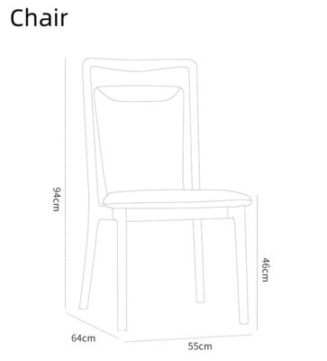 Casa Mobiliário Moderno Estilo Nórdico Restaurante Sala de Jantar Cadeiras de Jantar de Madeira com acabamento Nitrolacque