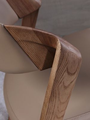 Mobiliário da sala de jantar italiano luxo design moderno cadeira de café de madeira cadeiras empilhadas para refeições sofisticadas