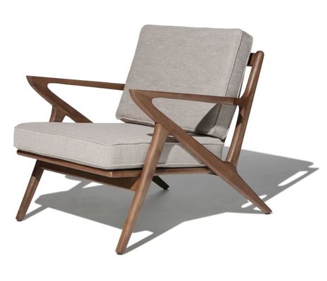 Cadeira de sala de estar de tecido moderno Cadeira de sofá de madeira Lounge de lazer Cadeira de madeira maciça W59*D59*H57CM