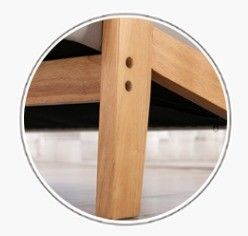 Mobiliário de sala de estar robusto Sofá com tela de couro de madeira moderna em design cinza/branco/azul/marrom e robusto