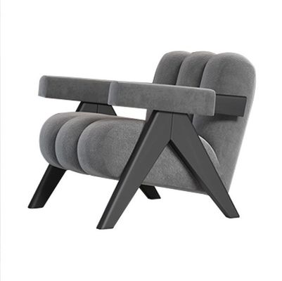 Design moderno e resistente Tecido de madeira Sala de estar cadeira de jantar estofada Sofá mobiliário
