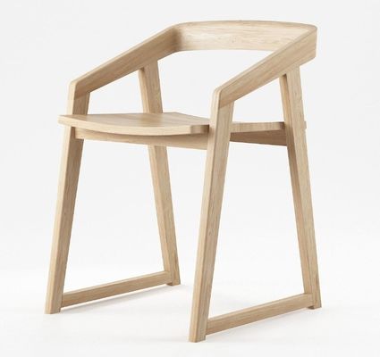 Cadeira de mesa de madeira maciça para sala de jantar