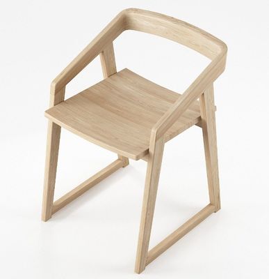 Cadeira de mesa de madeira maciça para sala de jantar