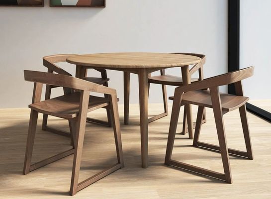 Cadeira de mesa de madeira maciça para sala de jantar