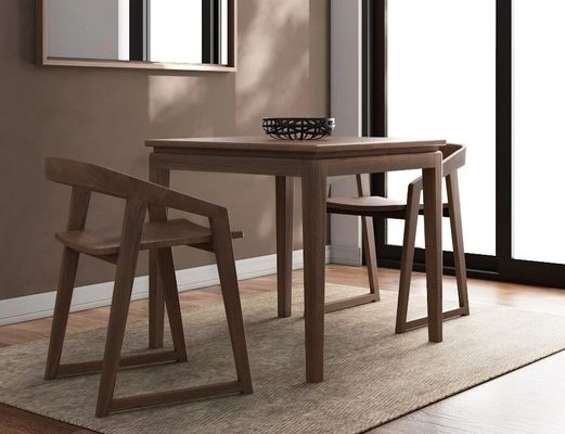 Cadeira de mesa de madeira maciça para sala de jantar