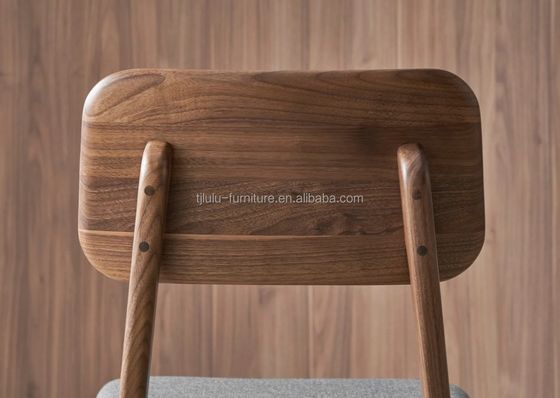 Embalagem de correio N Cadeira de jantar para cadeira de madeira moderna Tecido Mobiliário para casa Hotel Cadeiras de restaurante