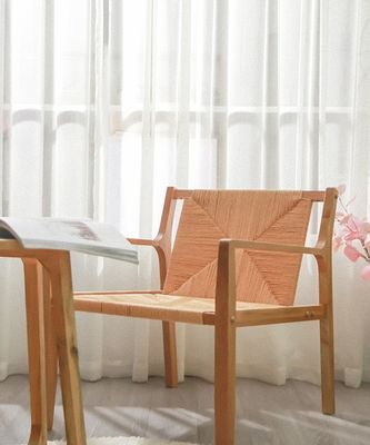 Casa Mobiliário Armazém de carvalho de madeira maciça Nitrolacquer acabamento cadeira desmontável assento cadeira de jantar para sala de estar de design moderno