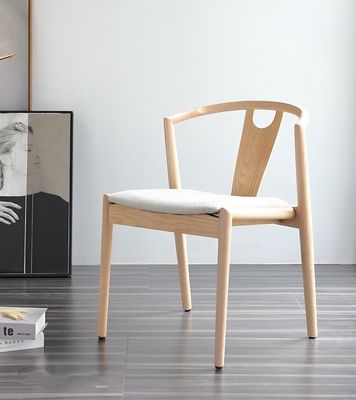 Embalagem de correio N Mobiliário de sala de jantar Moderno Madeira Sólida PU Couro/Tecido Cadeira empilhada para restaurante e sala de estar