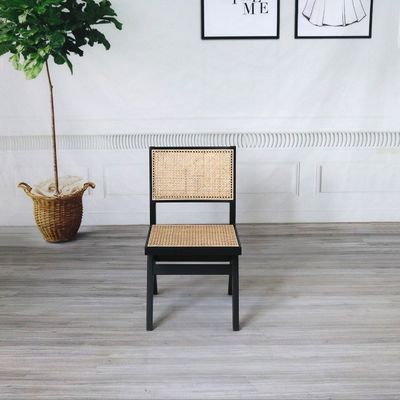 Salão Moderno Simples Madeira Sólida Rattan Reclinador Cadeira de Sala de Jantar Para Mobiliário de Sala de Estar Madeira de Borracha