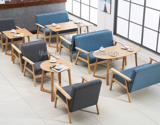 Design moderno Nitrolacquer Finish Sofá de madeira cadeira para casa móveis sala de estar hotel