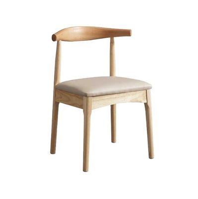 Rattan e acabamento de madeira maciça Nitrolacquer cadeira de jantar conjunto para móveis de hotel restaurante em estilo moderno nórdico