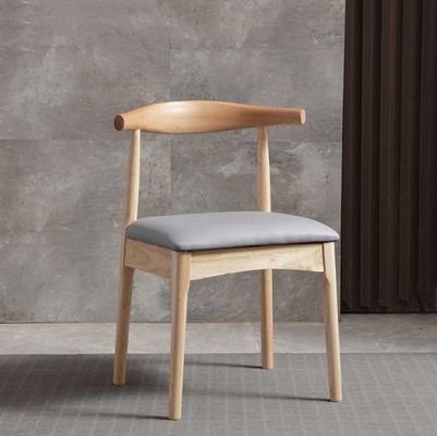 Rattan e acabamento de madeira maciça Nitrolacquer cadeira de jantar conjunto para móveis de hotel restaurante em estilo moderno nórdico