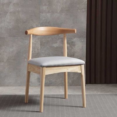 Rattan e acabamento de madeira maciça Nitrolacquer cadeira de jantar conjunto para móveis de hotel restaurante em estilo moderno nórdico