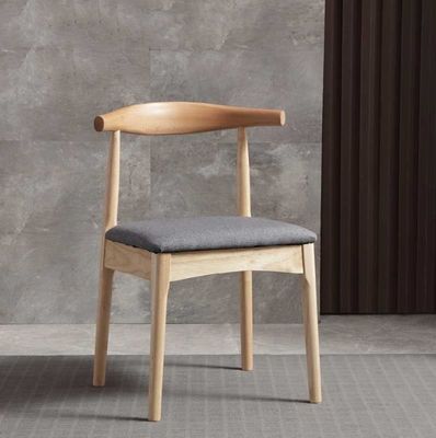 Rattan e acabamento de madeira maciça Nitrolacquer cadeira de jantar conjunto para móveis de hotel restaurante em estilo moderno nórdico