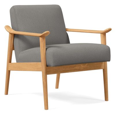 Adicione conforto e elegância à sua sala de estar com a cadeira de sofá de madeira W67*D79*H78 CM
