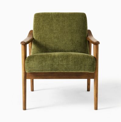 Adicione conforto e elegância à sua sala de estar com a cadeira de sofá de madeira W67*D79*H78 CM