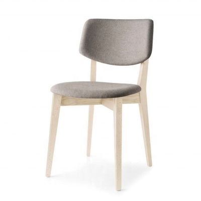 Cadeira de jantar de madeira maciça de design moderno em estilo luxuoso com embalagem de correio