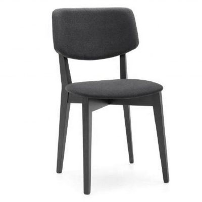 Cadeira de jantar de madeira maciça de design moderno em estilo luxuoso com embalagem de correio