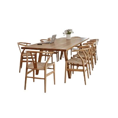 Embalagem de correio N Mobiliário de restaurante Design japonês Madeira maciça Cadeiras de sala de jantar para restaurante