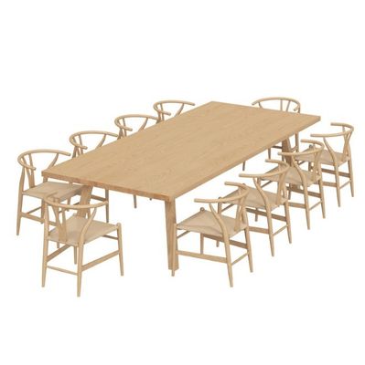 Embalagem de correio N Mobiliário de restaurante Design japonês Madeira maciça Cadeiras de sala de jantar para restaurante