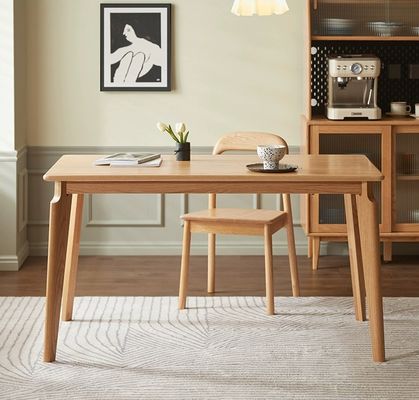Conjunto de mesa de jantar e cadeira de jantar de madeira de estilo nórdico para mobiliário doméstico moderno