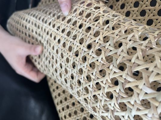 Madeira sólida PU de tecido de couro natural de plástico de rotão com acabamento de nitrolaque