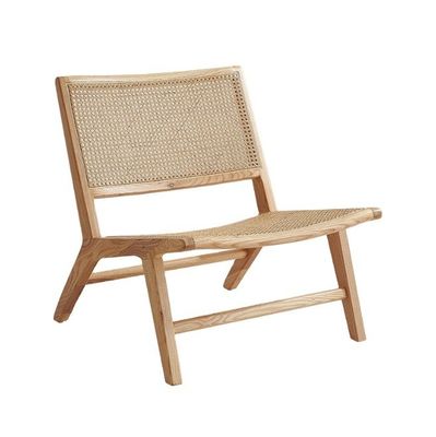Cadeira de jantar de madeira de cinza de estilo moderno e cadeira de salão de rotão W65*D80*H69CM para decoração moderna de edifícios de escritórios